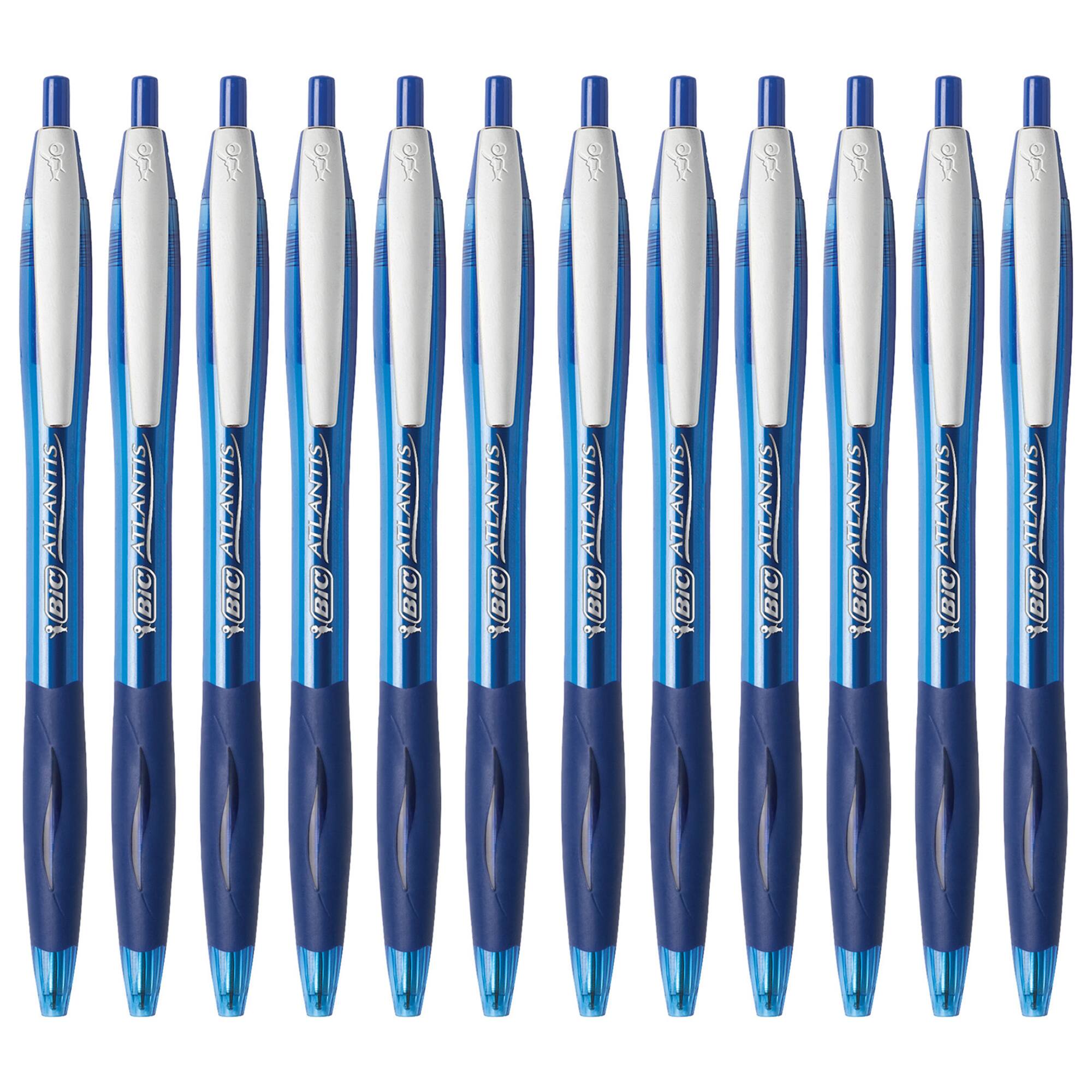 BIC® Glide™ Blue Medium Point 1mm Retractable Ball Pens, 12ct.